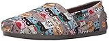 Skechers BOBS from Women's Plush-Scratch Party Flat, Cat Multi, 7 M US