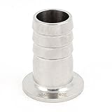 Stainless Steel 304 KF25 Flange to 25mm Hose Barb Adapter for Vacuum