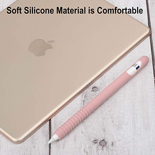 Case for Apple Pencil Holder for Apple Pencil Accessories Cover for Apple Pencil 1st Generation Sleeve for Apple Pencil with Protective Nib Cover for iPad Pro 9.7"/10.5"/12.9" Pink - Thumbnail 4