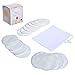Reusable Makeup Remover Pads(16 Pack) - 3 Layers Reusable Cotton Pads Face - Washable Organic Bamboo Cotton Rounds Pads Facial Wipe for Eye Makeup Remove Pads