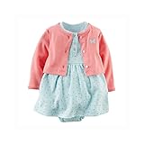 Carter's Baby Girls' 2 Piece Floral Dress Set (Baby) - Light Blue - 12M