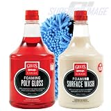 Griot's Garage Foaming Surface Wash and Foaming Poly Gloss 35 oz Kit