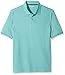 Amazon Essentials Men's Regular-Fit Cotton Pique Polo Shirt (Available in Big & Tall), Aqua Blue, X-Large