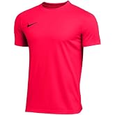 Nike Men's Park Short Sleeve T Shirt (Crimson, Large)