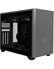 Cooler Master Cooler Master NR200P MAX SFF Small Form Factor Mini-ITX Case with Pre-Installed Custom 280mm AIO and 80 Plus Gold 850W SFX PSU, PCIe 4.0 Riser Cable, Triple-Slot GPU Black