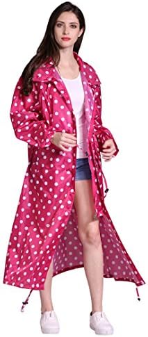 WEEDAY Reusable Waterproof Portable Raincoat Polyester Material, Adult non-disposable long raincoat for Travel, Festivals, Theme Parks and Outdoors -by TIANTA