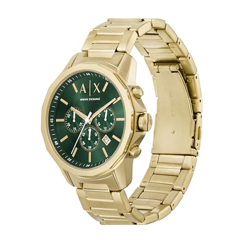 A｜X ARMANI EXCHANGE A|X Armani Exchange Chronograph Dress Watch for Men with Stainless Steel, Silicone or Leather Band