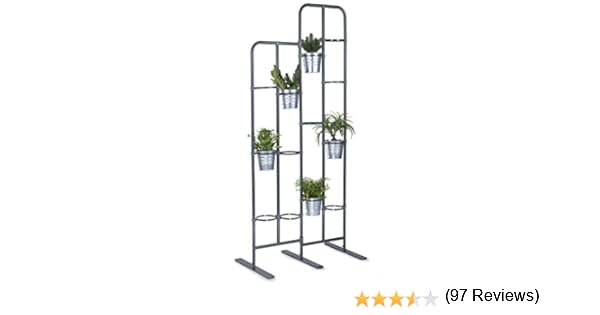 Soporte vertical de metal para 13 plantas, ideal para el balcón ...