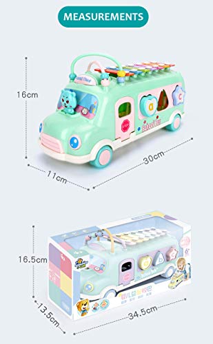 image for Frudaca Baby Musical Toys Xylophone Learning Toys, Blocks, Push & Pull