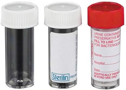 Sterilin 129B Bijou Container, Plain Label, 7 mL (Pack of 700)