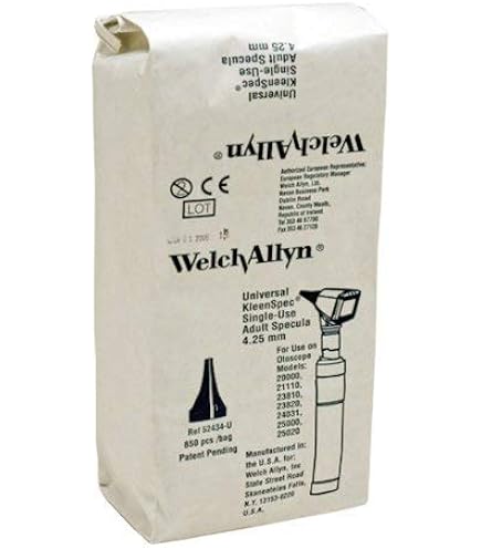 4.25mm Disposable Ear Specula – 500 Pack, Black, Compatible With Welch Allyn Otoscopes 3 thumbnail image