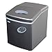 NewAir Portable Ice Maker 28 lb. Daily, Countertop Compact Design, 3 Size Bullet Shaped Ice, AI-100S, Silver primary