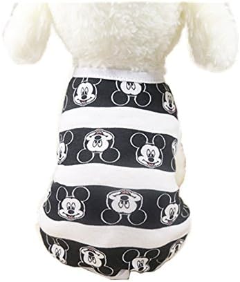 Chicpaw Cartoon Dog Vest Small Pet Multi-Color Style Clothes Optional Puppy Cat Shirt Pet Coat Apparel Costume 13 Color XS-XXL