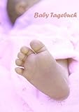 Image de Baby Tagebuch / Notizbuch - A4 - liniert - Füßchen - rosa (German Edition)