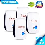 Snoogg Ultrasonic Pest Repeller-2018 Electronic Pest Repellent Plug in Indoor Pest Control Repel Fly