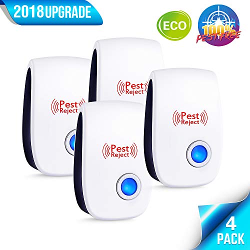 Snoogg Ultrasonic Pest Repeller-2018 Electronic Pest Repellent Plug in Indoor Pest Control Repel Fly