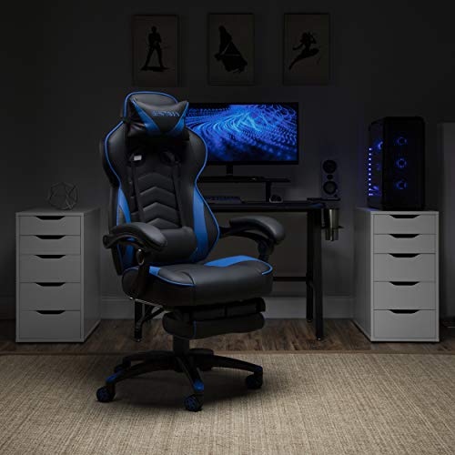 RESPAWN 110 Ergonomic Gaming Chair with Footrest Recliner Racing