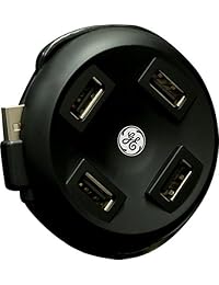 GE 4 Puerto USB Hub redondas (98209)