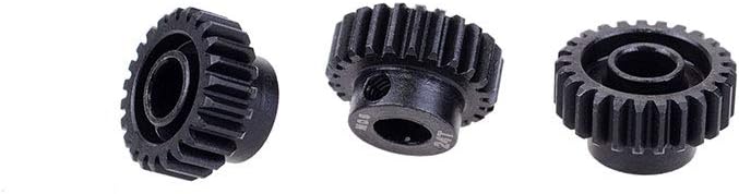 DollaTek 3PCS M0.6 17T-28T Metal Pinion Motor Gear for 5mm Shaft 1/8 RC Car Engine Spare Parts - 20T 21T 22T Gear - Image 4