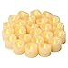 Led Flameless Flickering Votive Tea Lights Candles Battery Powered Set of 24 / Realistic Outdoor Electric Led Fake Tealight Candles Bulk for Wedding Decor, Party Decorations (Batteries Included)