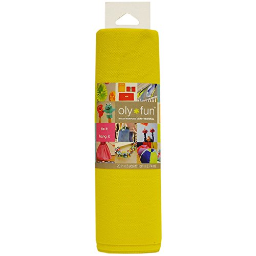 Fairfield Oly Fun Multi-Purpose 20-Inch Craft Material, 3-Yard, Lemon Drop