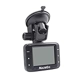 Matego Dash Camera 1080P FHD 2.0 Inch LCD Screen 120 Degree Wide Angle Lens Car Camera with G-Sensor WDR Loop Recording Function