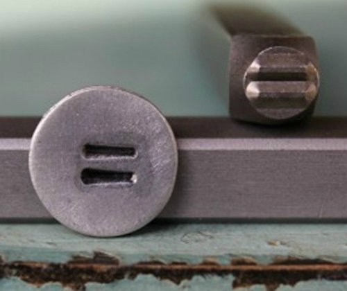 Brand New Supply Guy 4mm Equal Sign Metal Punch Design Stamp CH-41