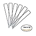 50 Pack 6x1 inch 11GA(0.12inch) Landscape Staples Garden Stakes Fence Netting Pins Ground Spikes Sod Cover Fabric Pegs Anti-Rust Galvanized