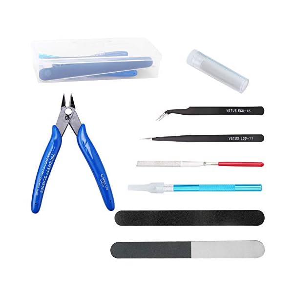 WiMas 9 StÃ¼ck Standard Gundam Modellierer Basic Tools, Gundam Modeler Grundwerkzeuge, Modellbau Werkzeuge