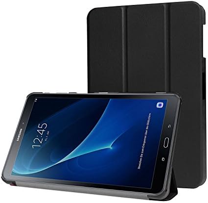 Case Cover for Galaxy Tab A 10.1,for Samsung Galaxy Tab A 10.1 Case Cover Accessories - Ultra Thin Smart Leather Back Case for Samsung Galaxy Tab A 10.1'' (SM-T580 / SM-T585) (Black)