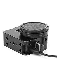 Carcasa de aleación de aluminio CNC D&F negro, cámara deportiva, armazón de cuadro, montaje en bastidor previene el sobrecalentamiento con lente protectora para GoPro Hero 5