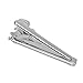 BodyJ4You Tie Clip Pinch Bar Gun Pistol Design Men Wedding Father Fashion Jewelry Gift Box