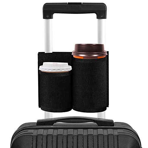 Accmor Luggage Travel Cup Holder,Universal Suitcase Cup Holder, Free
