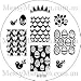 MESSY MANSION MM08 Nail Art Stamping Plate - Easter