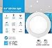 PARMIDA (4 Pack) 5/6 Inch Dimmable LED Disk Light Surface Flush Mount 15W, UL Listed, Recessed Retrofit Ceiling Lights, Energy Star, Installs into Junction Box Or Recessed Can, 1050lm - 5000K