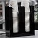 Haoyajia 2 Columns Paper Coffee Cup Holder Dispenser Cup and Lid Organizer Presentation Holds up from 6oz to 18oz. (2 Column) (for 1 pic)