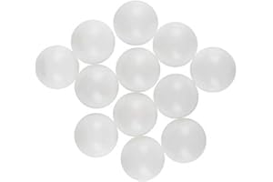 Rhode Island Novelty 1.5 Inch Plastic Ping Pong Ball, Pack of 12