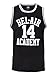 MOLPE Smith #14 Bel Air Academy Black Basketball Jersey S-XXXL, 90S Clothing for Men, Stitched Letters and Numbers