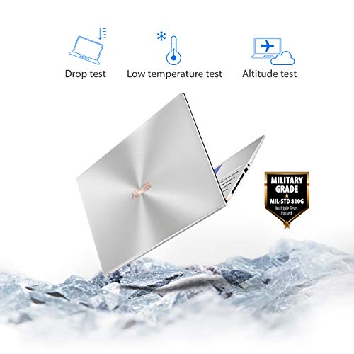 ASUS UX534FTC-AS77 ZenBook 15 Laptop, 15.6 UHD 4K NanoEdge Display, Intel Core i7-10510U, GeForce GTX 1650, 16GB, 512GB PCIe SSD, ScreenPad 2.0, Amazon Alexa Compatible, Windows 10, Icicle Silver