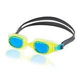 Speedo Jr. Hydrospex Mirrored Swim Goggles, Yellow, One Size