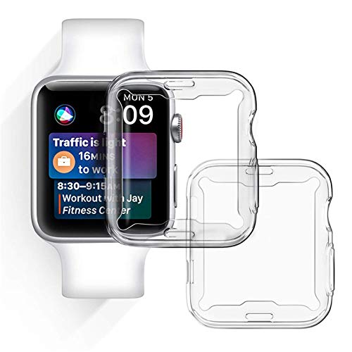2 Pack】 Wavavar Compatible Apple Watch Screen Protector with Case  【38mm】,TPU Full-Around Protective Cover 0.3mm 【Ultra-Thin】【 HD Clear】  Compatible Apple Watch Case Series 3, Series 2- Buy Online in Cyprus at  desertcart.com.cy.