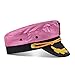 Captain Ford’s Unisex Snapback Neon Captain Hat - Perfect for Parties (Rose Gold)