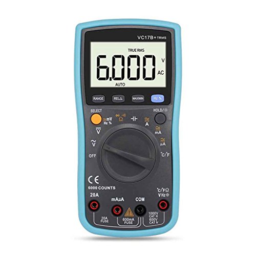 EgalBest For VC17B+ Automatic Manual Digital LCD Screen Display Multimeter Measurement Tools Blue