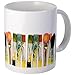 ARTIST - an Original Art by Tracey Print of Paint Brushes on an 11oz Ceramic Coffee Cup Mug Artwork by Tracey
