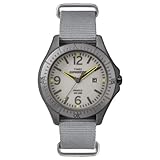Timex Unisex T499319J  Expedition Aluminum Camper Gray Nylon Slip Thru Strap Watch