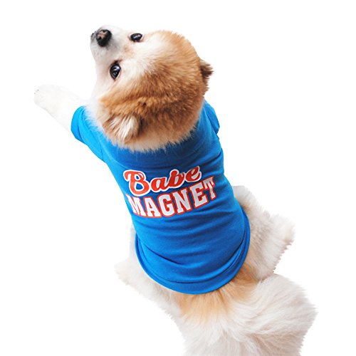 NEARTIME Puppy Clothes, Small Dog Cat Pet Dress Fly Sleeve Dress for Pet