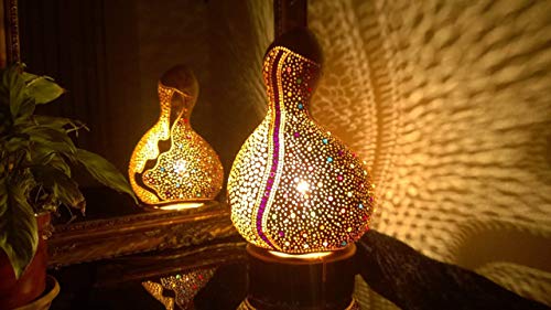 THE ENIGMA Handmade Gourd Lamp Light Nightstand Home Modern Apartment Bedroom Decoration Ideas
