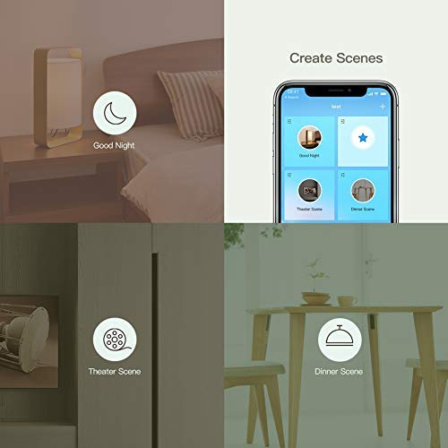 Koogeek Ampoule LED E27 7W wifi smart Intelligent Compatible avec Apple Homekit, Alexa, Google Assistant  Lumière dimmable Controle vocal  Télécommande 560LM iOS 11.0 et Android 5.0