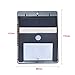 Ecandy Bright Outdoor 8 LED Light Waterproof Solar Energy Powered , Wireless LED Security Motion Sensor Light, Outdoor Wall/garden Lamp / Motion Sensor-Detector Activated with Dusk to Dawn Dark Sensing Auto On / Off Function For Patio, Deck, Yard, Garden, Home, Driveway, Stairs, Outside Wall