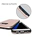Galaxy S7 Edge Case, Teelevo [Card Slot Holder] Dual Layer Shock Absorption Protective with Credit Card Slot and Kickstand Wallet Case Heavy Duty Bumper for Samsung Galaxy S7 Edge (2016) - Rose Gold